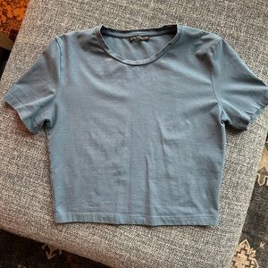 Blue Basic Tee